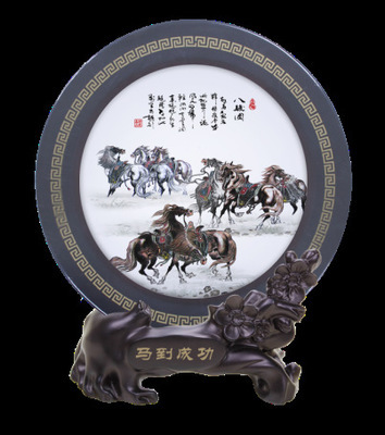 马到成功开运石冬瓜瓶 匠心陶瓷礼品，助力庆典会议彰显非凡品位